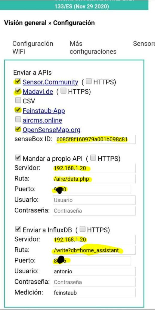 configuracion api propia